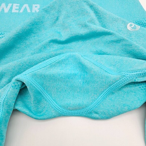 Ryderwear Seamless Staples Leggings - Aqua Marl, Size Small - Picture 9 of 13